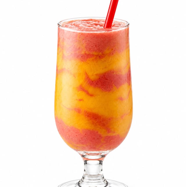 Mango-strawberry Smoothie.
