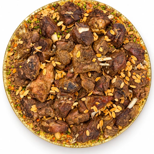 Lamb Ouzi rice.
