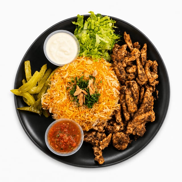 Chicken Shawarma Platter.