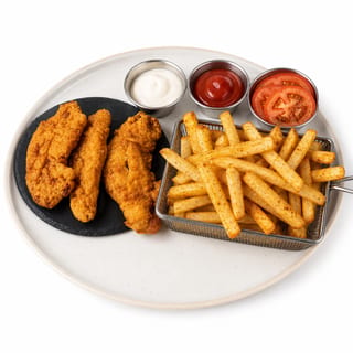 Chicken Tenders 3 Pcs W/fries