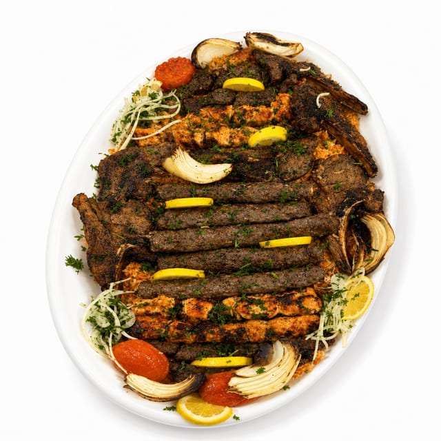 Tahini Mixed Grill Feast.