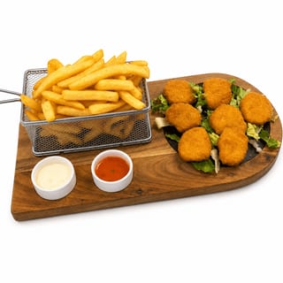 Chicken Nuggets 6 Pcs W/ Fries